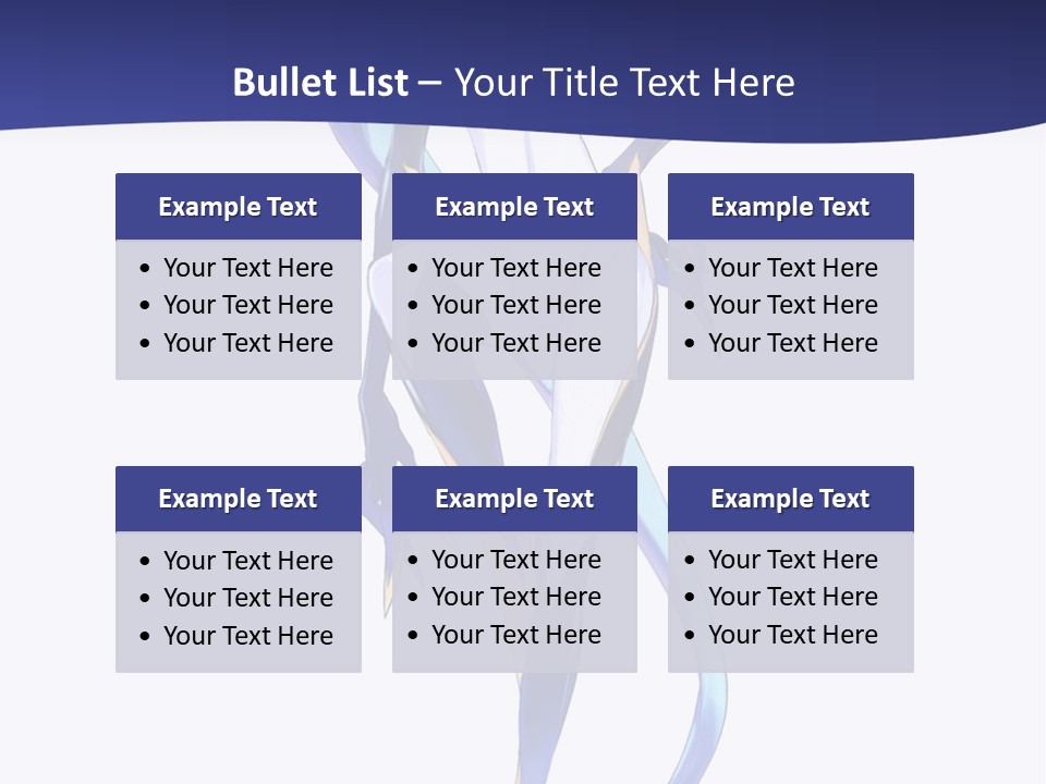 A Woman With Blue Hair Is Standing In Front Of A White Background PowerPoint Template