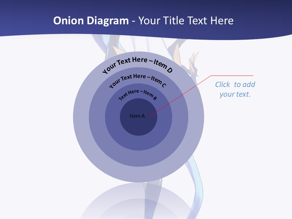 A Woman With Blue Hair Is Standing In Front Of A White Background PowerPoint Template