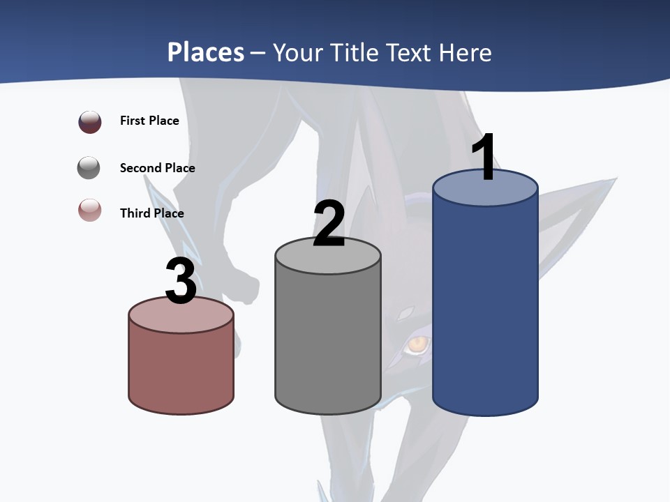 A Black Cat With Yellow Eyes Is In The Air PowerPoint Template