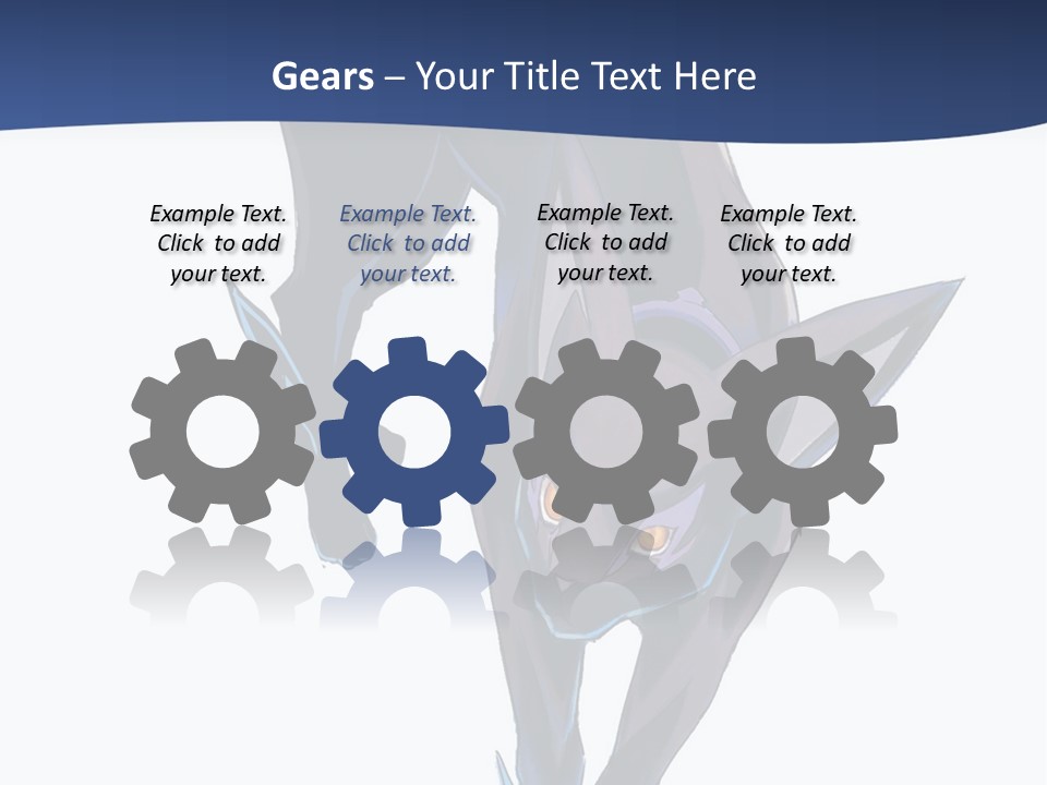 A Black Cat With Yellow Eyes Is In The Air PowerPoint Template