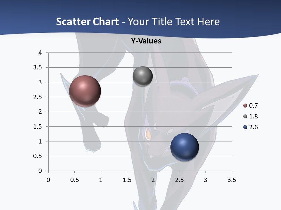 A Black Cat With Yellow Eyes Is In The Air PowerPoint Template