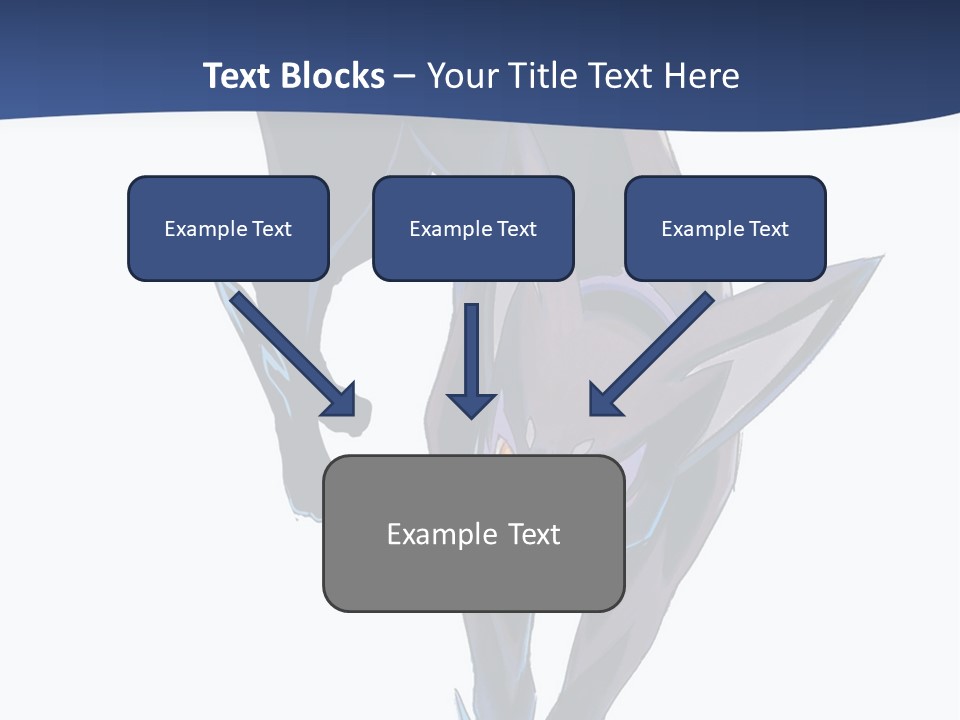 A Black Cat With Yellow Eyes Is In The Air PowerPoint Template