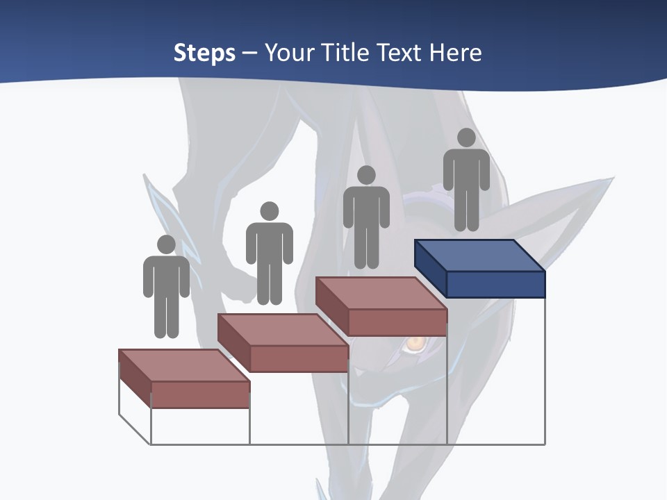 A Black Cat With Yellow Eyes Is In The Air PowerPoint Template