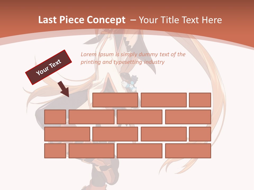 A Woman With Long Blonde Hair Is Holding A Sword PowerPoint Template