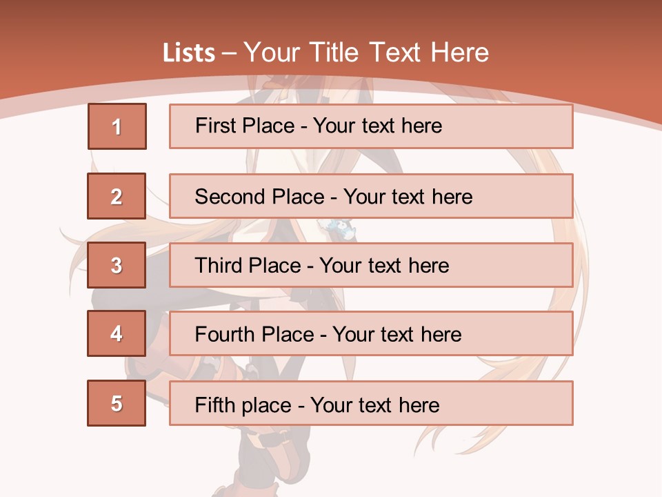 A Woman With Long Blonde Hair Is Holding A Sword PowerPoint Template