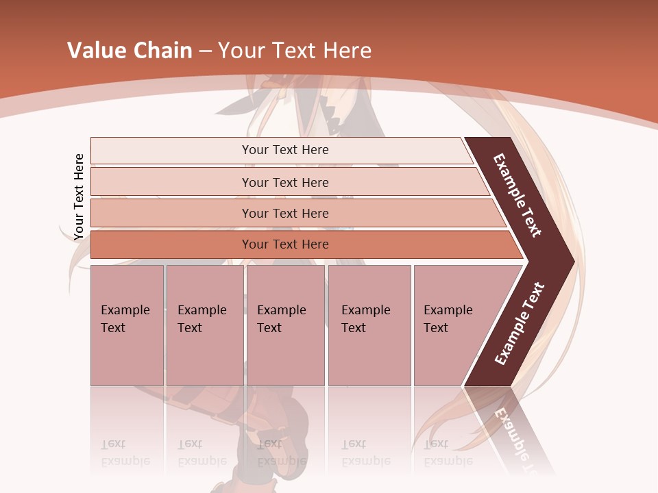 A Woman With Long Blonde Hair Is Holding A Sword PowerPoint Template