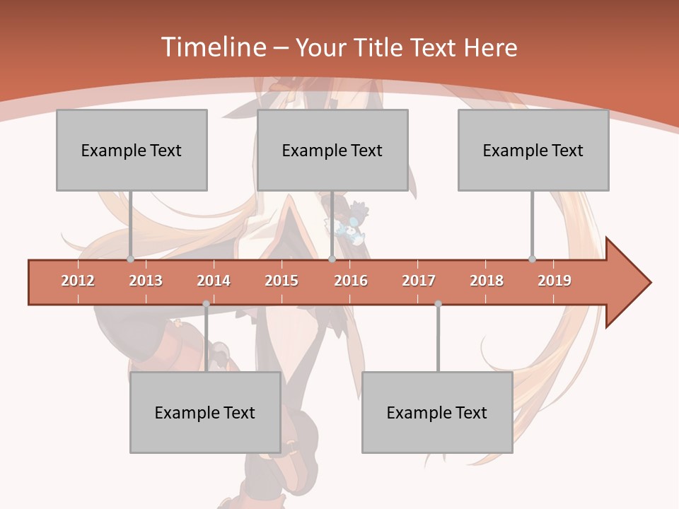 A Woman With Long Blonde Hair Is Holding A Sword PowerPoint Template