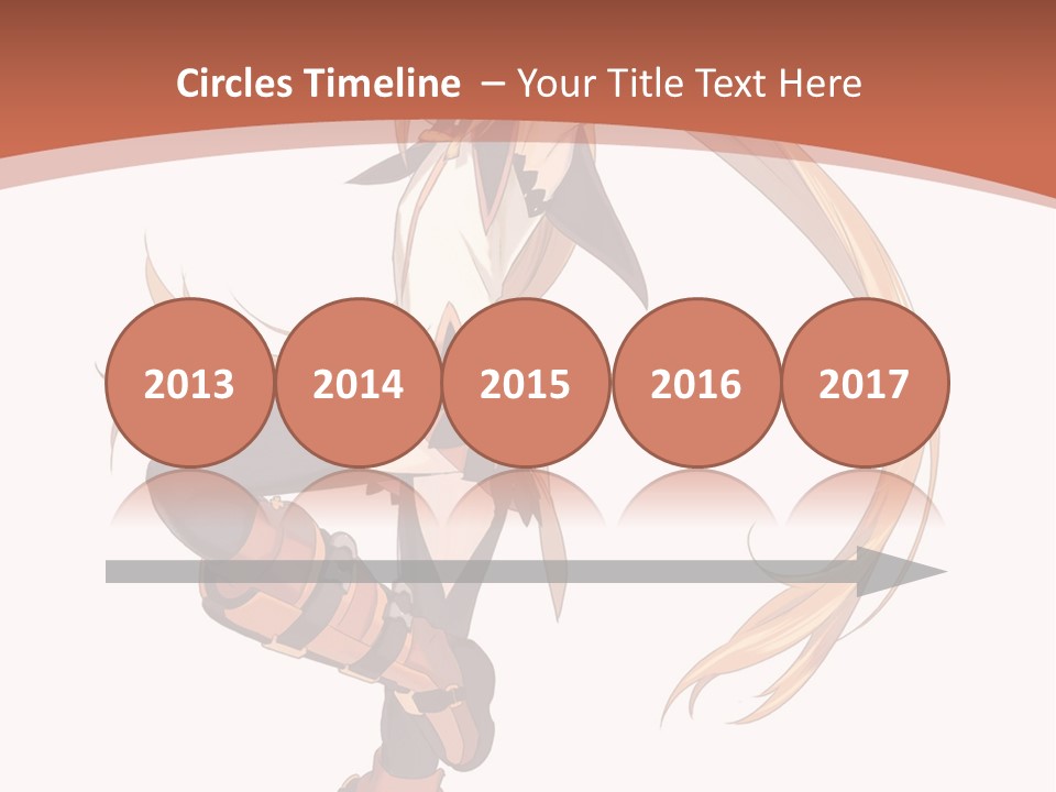 A Woman With Long Blonde Hair Is Holding A Sword PowerPoint Template