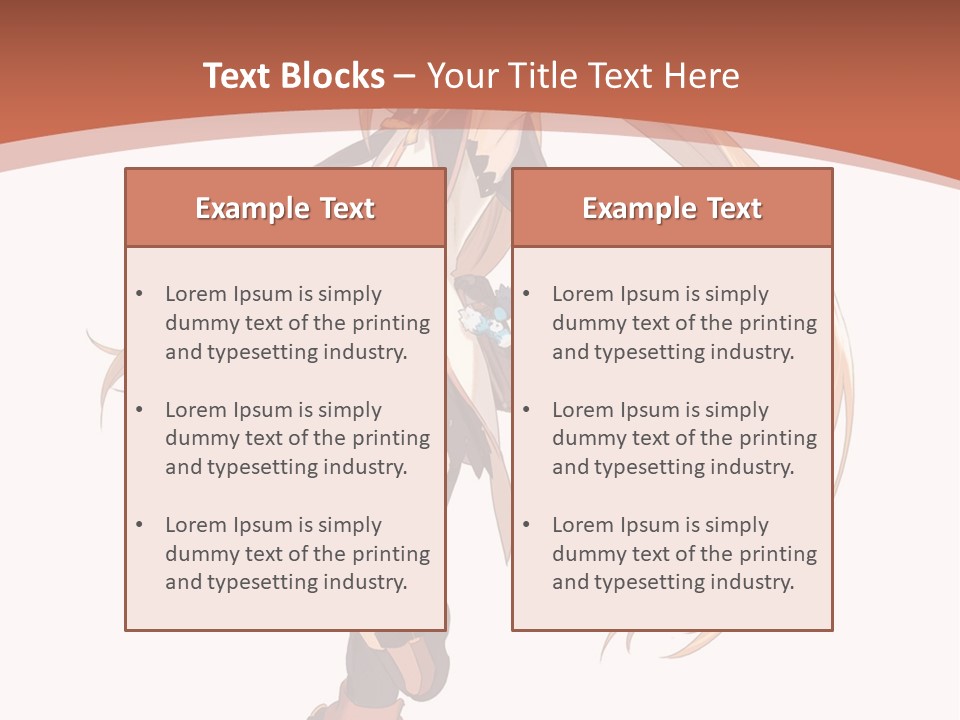 A Woman With Long Blonde Hair Is Holding A Sword PowerPoint Template