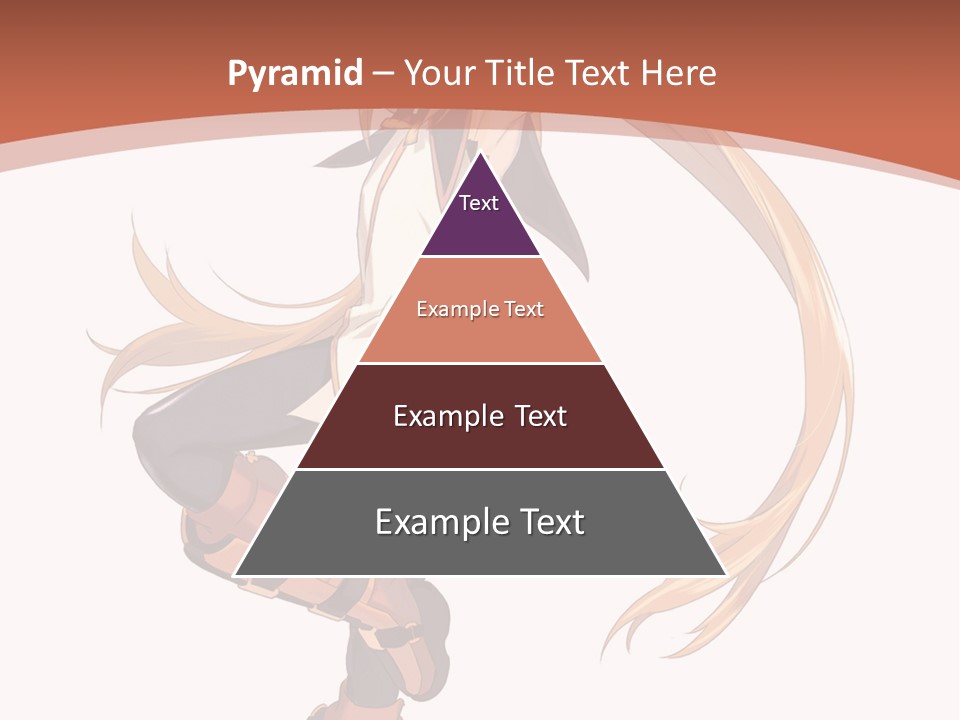 A Woman With Long Blonde Hair Is Holding A Sword PowerPoint Template