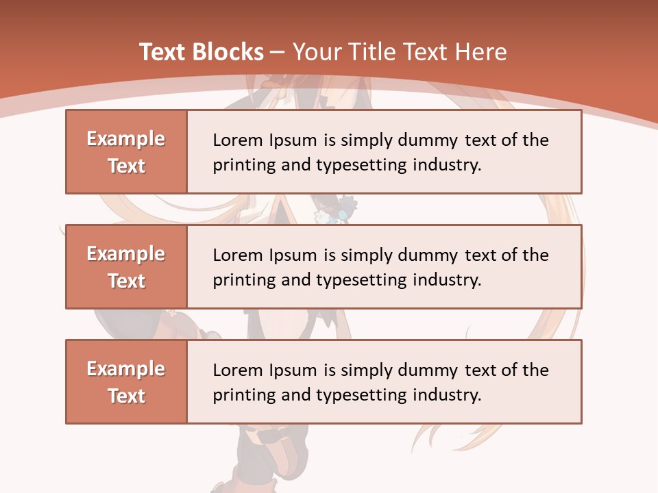 A Woman With Long Blonde Hair Is Holding A Sword PowerPoint Template