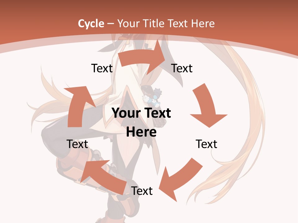 A Woman With Long Blonde Hair Is Holding A Sword PowerPoint Template