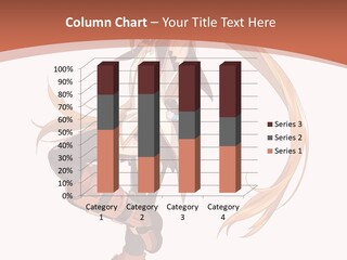 A Woman With Long Blonde Hair Is Holding A Sword PowerPoint Template