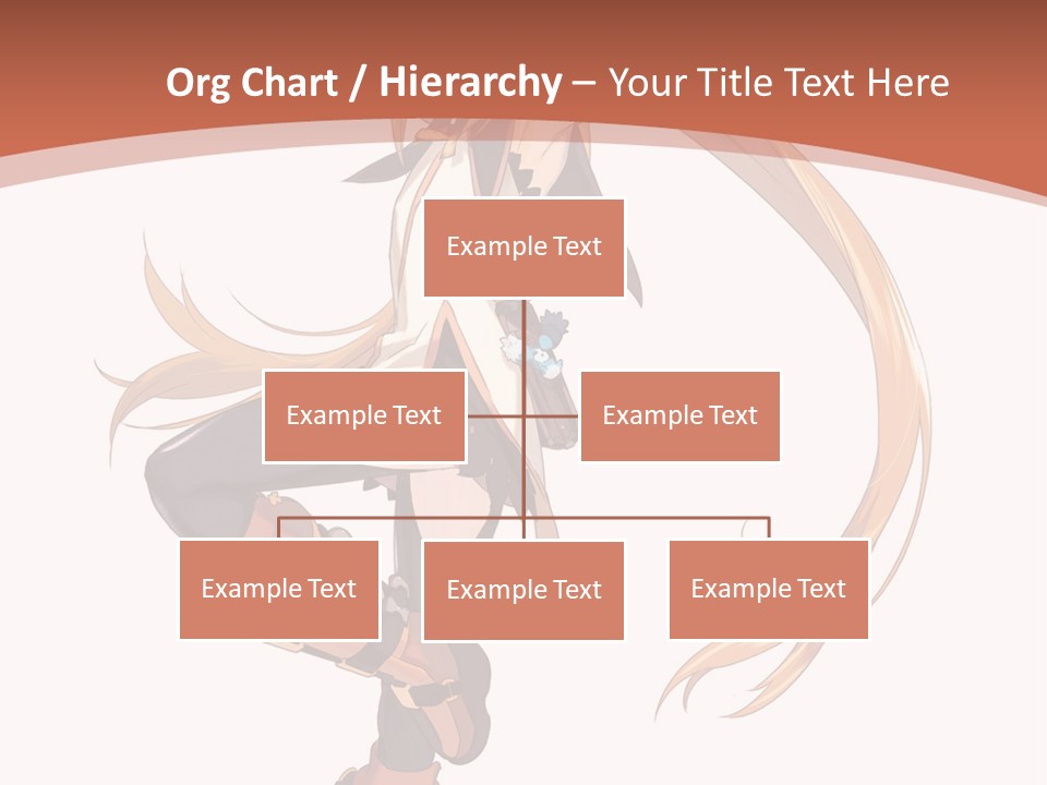 A Woman With Long Blonde Hair Is Holding A Sword PowerPoint Template