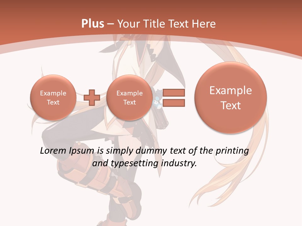 A Woman With Long Blonde Hair Is Holding A Sword PowerPoint Template