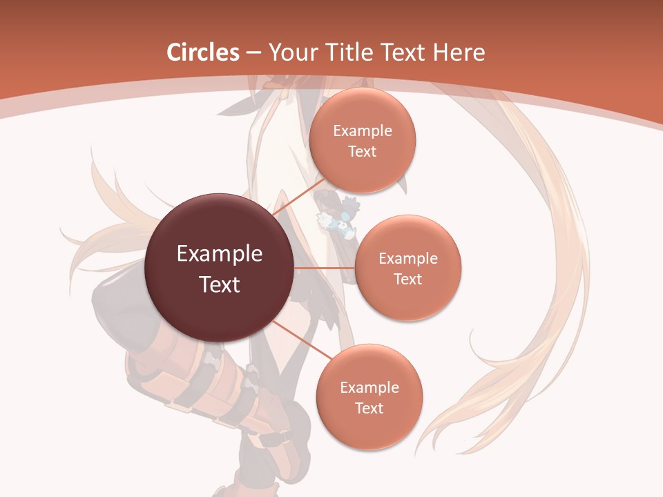 A Woman With Long Blonde Hair Is Holding A Sword PowerPoint Template