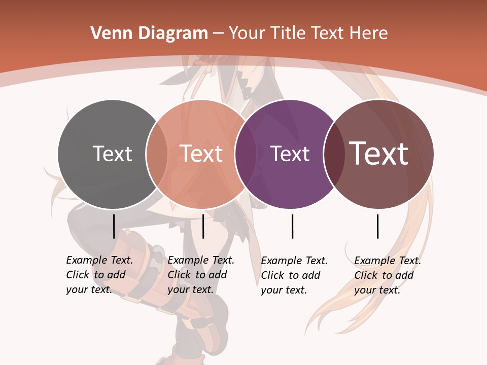 A Woman With Long Blonde Hair Is Holding A Sword PowerPoint Template
