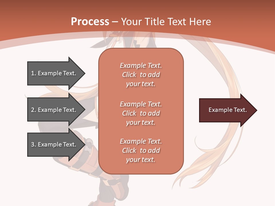 A Woman With Long Blonde Hair Is Holding A Sword PowerPoint Template