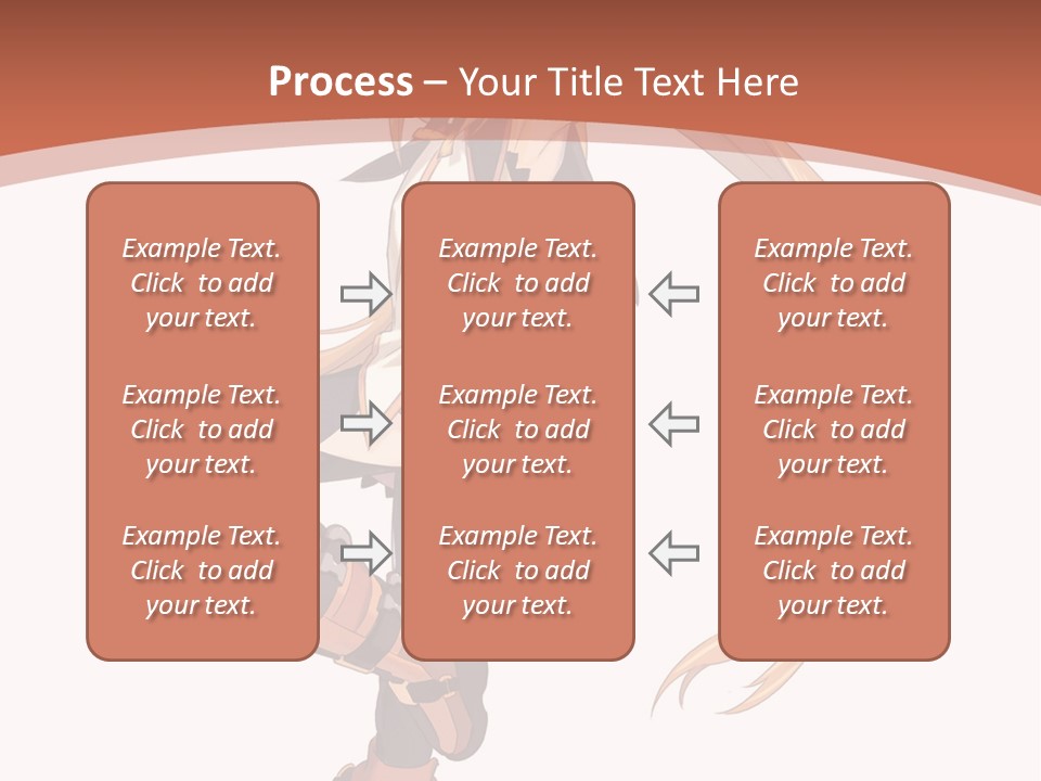 A Woman With Long Blonde Hair Is Holding A Sword PowerPoint Template