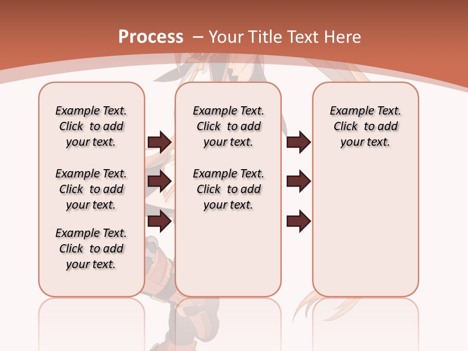 A Woman With Long Blonde Hair Is Holding A Sword PowerPoint Template