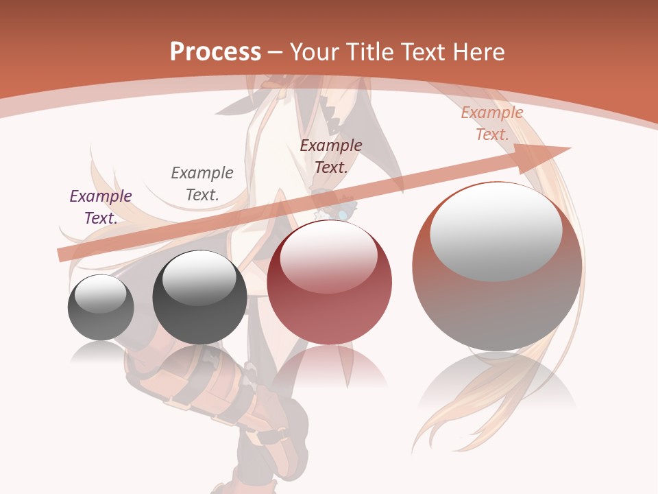 A Woman With Long Blonde Hair Is Holding A Sword PowerPoint Template