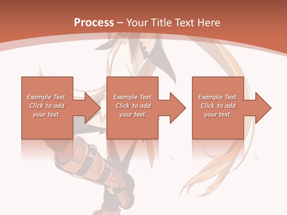 A Woman With Long Blonde Hair Is Holding A Sword PowerPoint Template