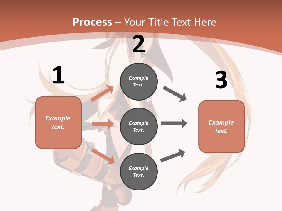 A Woman With Long Blonde Hair Is Holding A Sword PowerPoint Template