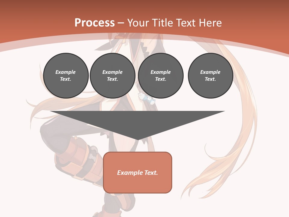 A Woman With Long Blonde Hair Is Holding A Sword PowerPoint Template