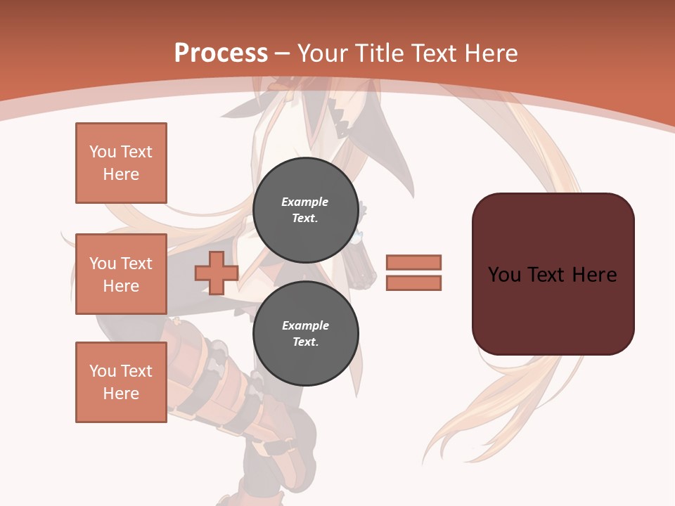 A Woman With Long Blonde Hair Is Holding A Sword PowerPoint Template