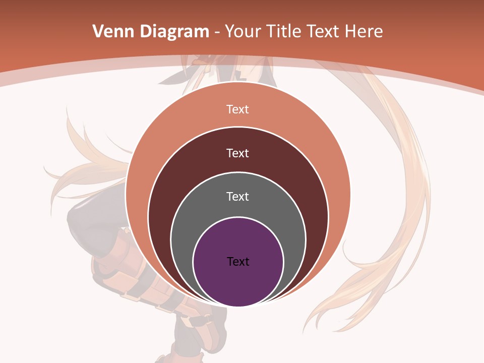 A Woman With Long Blonde Hair Is Holding A Sword PowerPoint Template