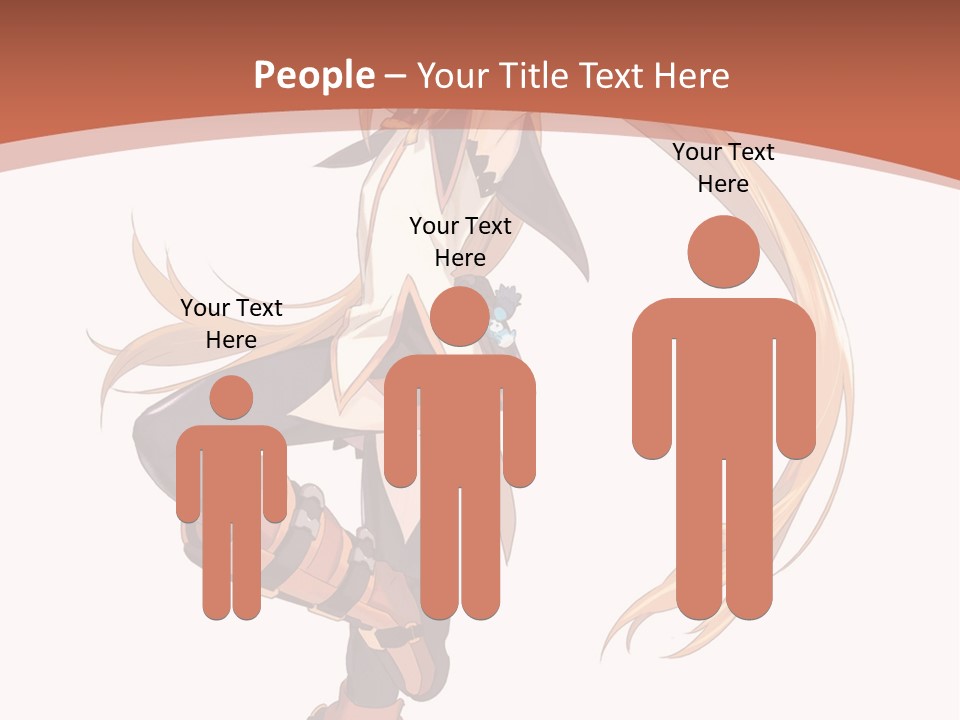 A Woman With Long Blonde Hair Is Holding A Sword PowerPoint Template