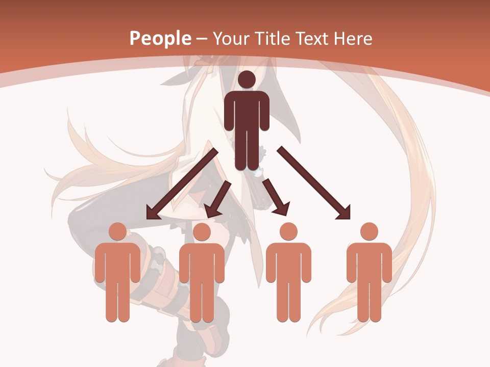 A Woman With Long Blonde Hair Is Holding A Sword PowerPoint Template