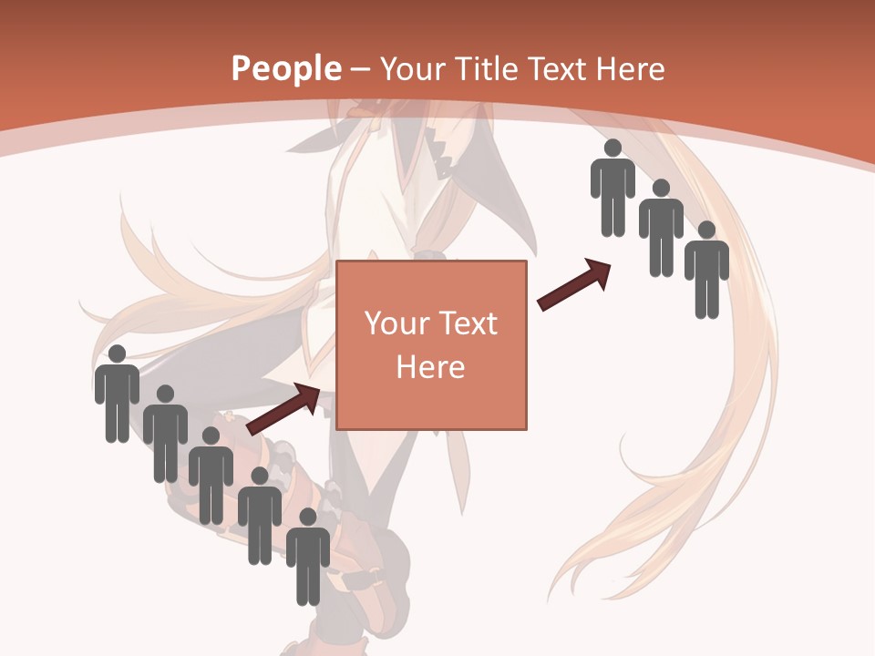 A Woman With Long Blonde Hair Is Holding A Sword PowerPoint Template