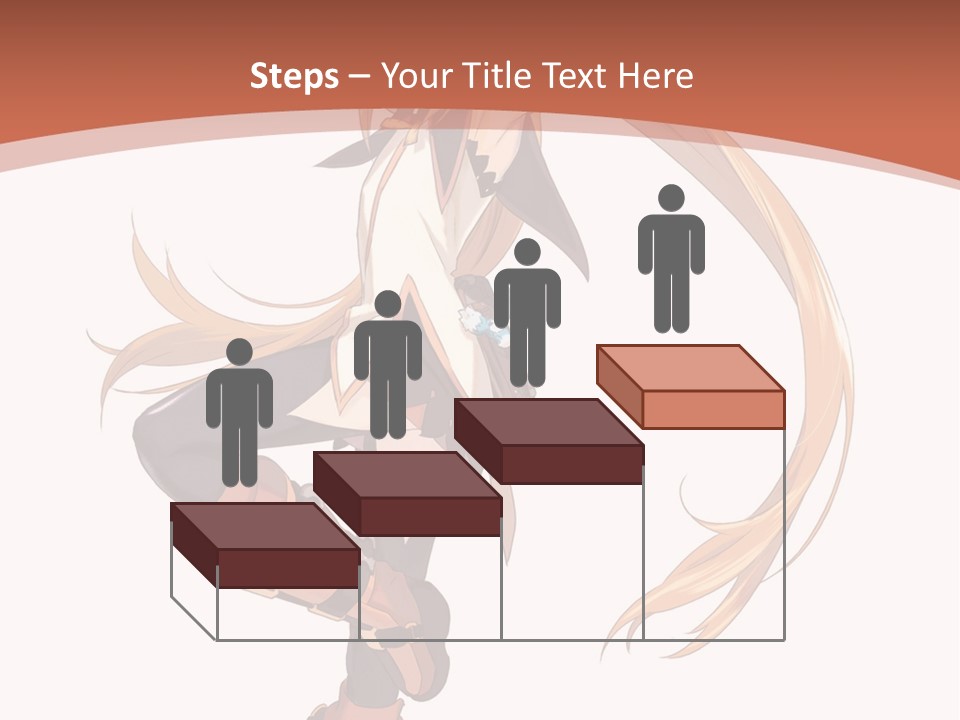 A Woman With Long Blonde Hair Is Holding A Sword PowerPoint Template