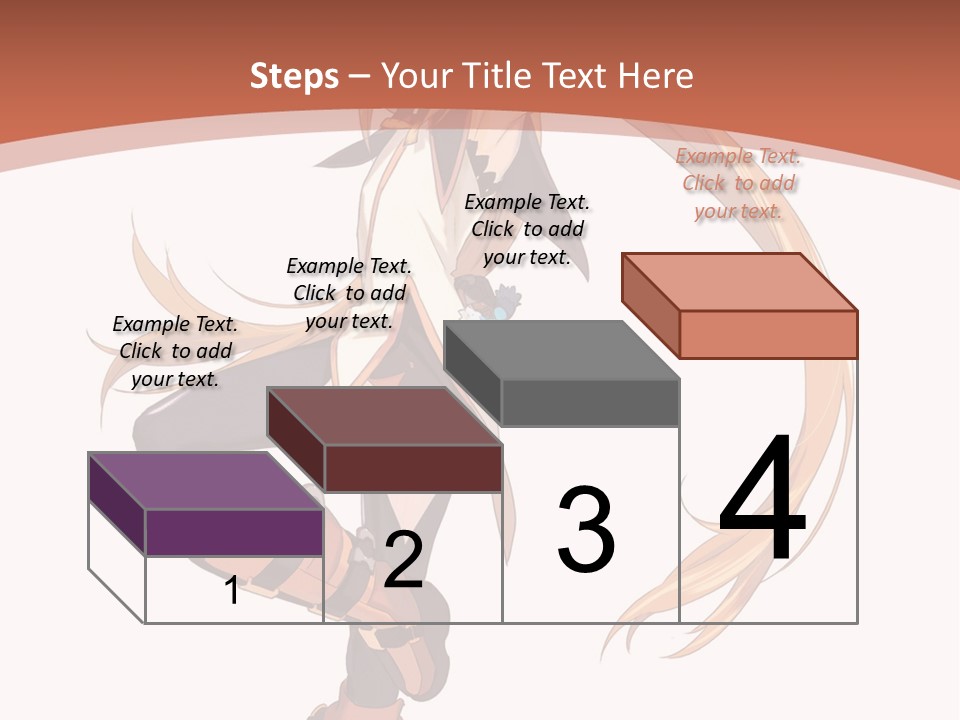 A Woman With Long Blonde Hair Is Holding A Sword PowerPoint Template