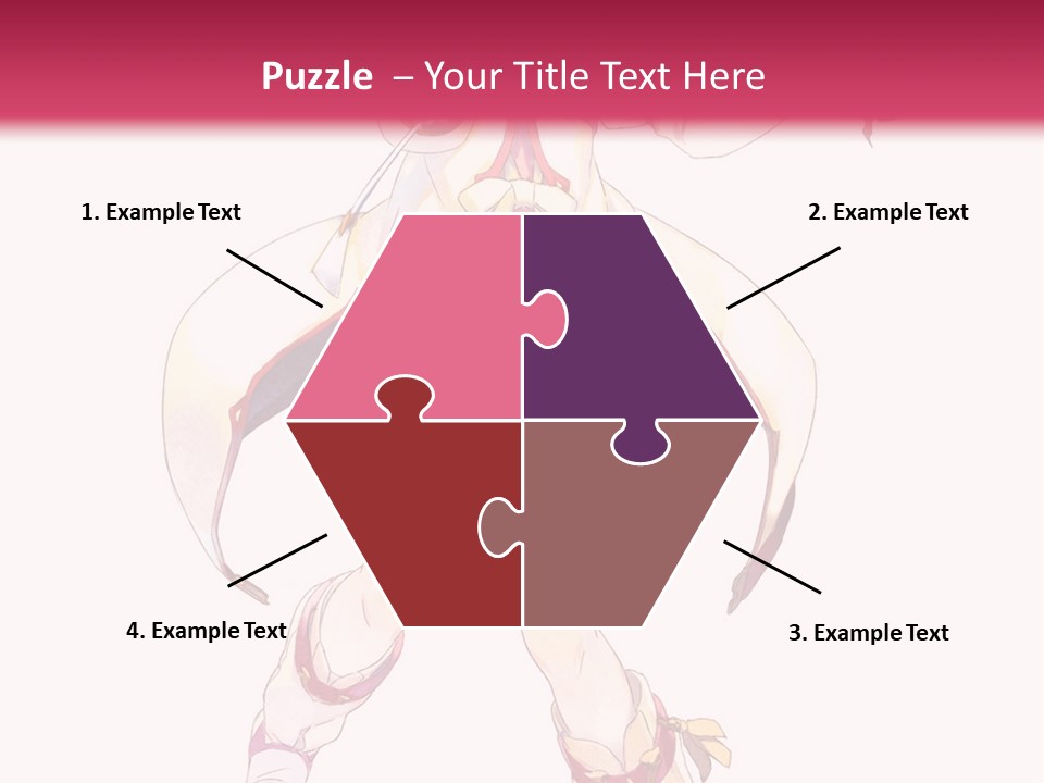 A Woman In A White Dress Holding A Sword PowerPoint Template