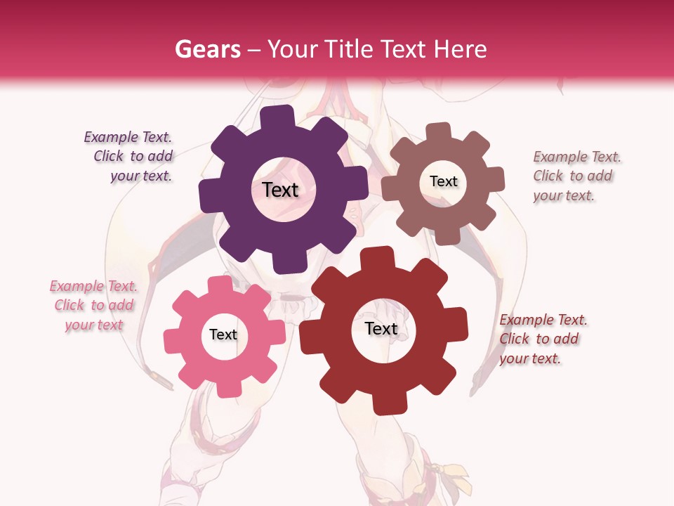 A Woman In A White Dress Holding A Sword PowerPoint Template