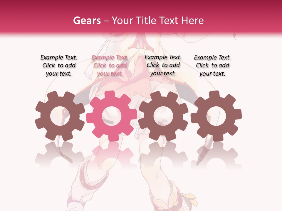 A Woman In A White Dress Holding A Sword PowerPoint Template