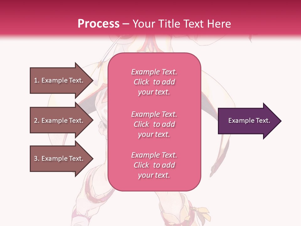 A Woman In A White Dress Holding A Sword PowerPoint Template