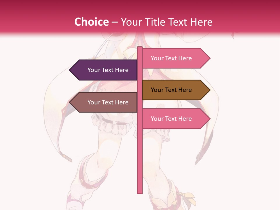 A Woman In A White Dress Holding A Sword PowerPoint Template