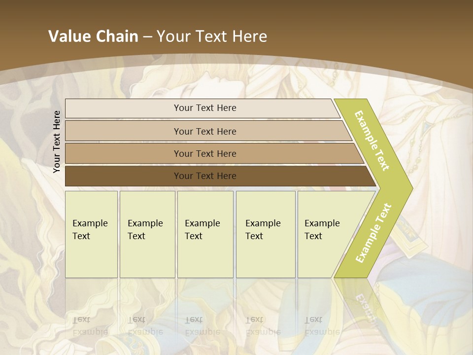 A Picture Of A Woman With Blonde Hair PowerPoint Template