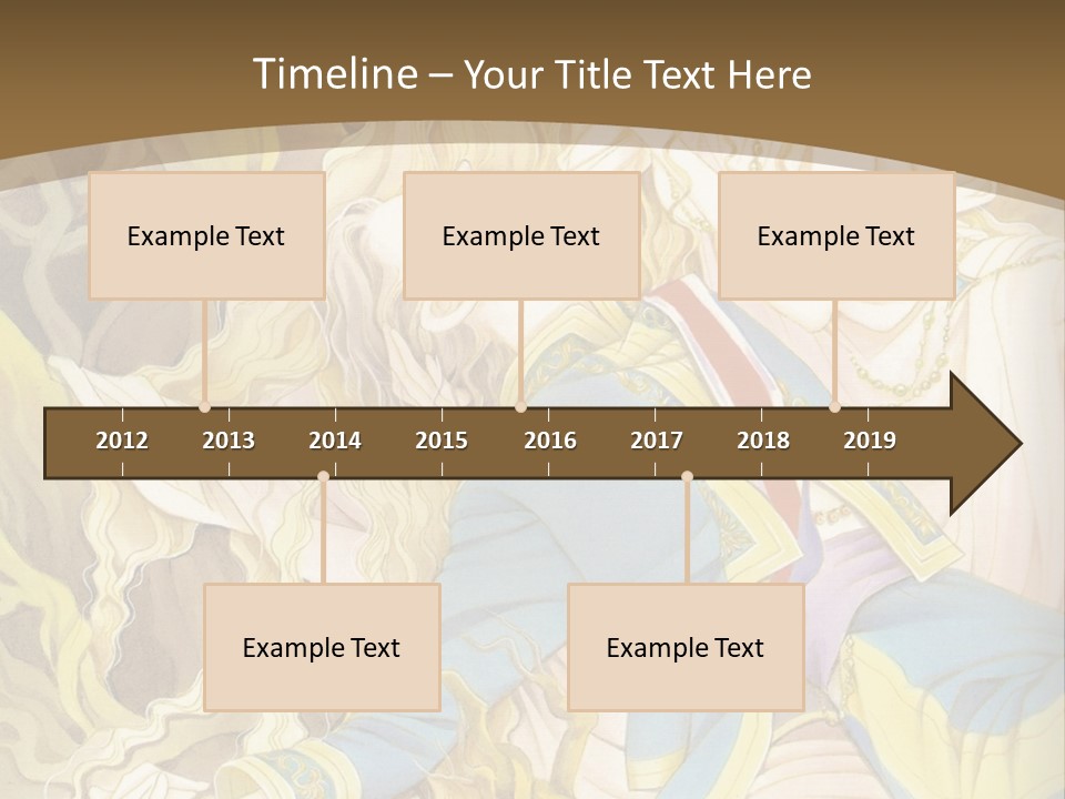 A Picture Of A Woman With Blonde Hair PowerPoint Template