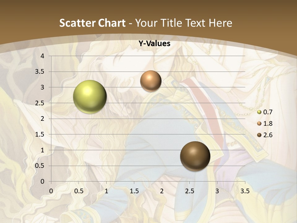 A Picture Of A Woman With Blonde Hair PowerPoint Template