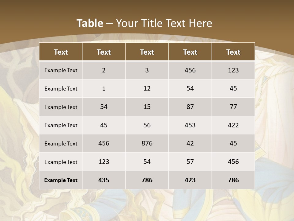 A Picture Of A Woman With Blonde Hair PowerPoint Template