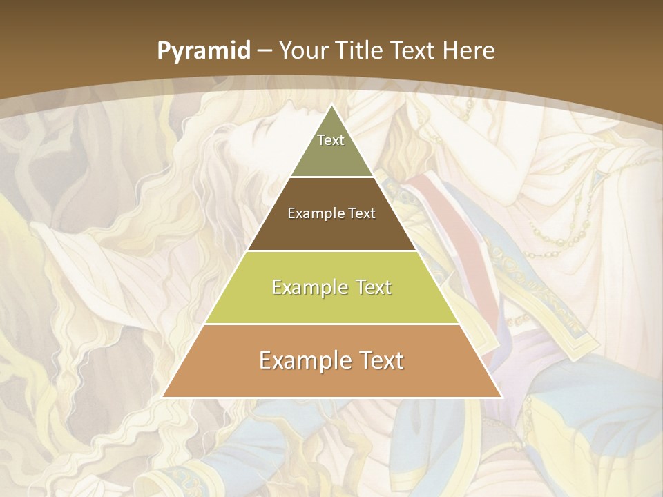 A Picture Of A Woman With Blonde Hair PowerPoint Template