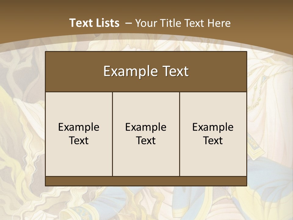 A Picture Of A Woman With Blonde Hair PowerPoint Template