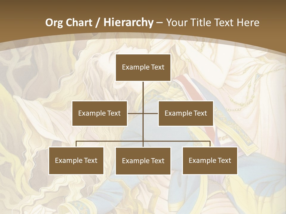 A Picture Of A Woman With Blonde Hair PowerPoint Template