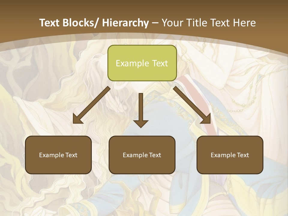 A Picture Of A Woman With Blonde Hair PowerPoint Template