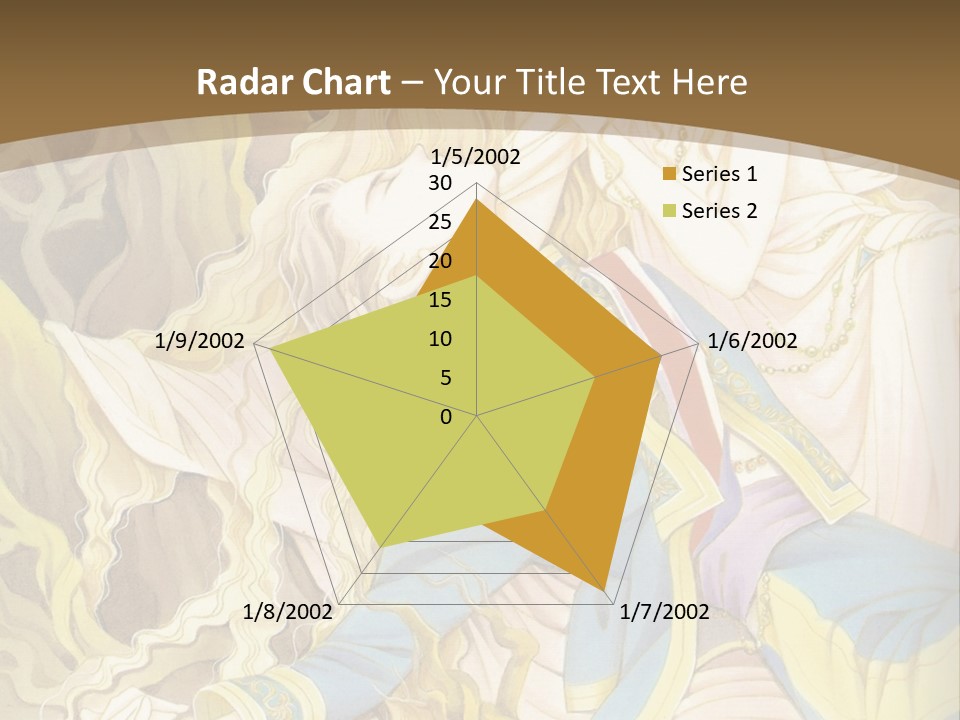 A Picture Of A Woman With Blonde Hair PowerPoint Template