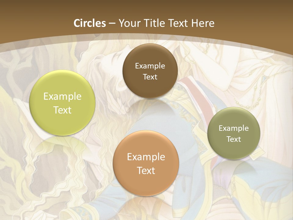 A Picture Of A Woman With Blonde Hair PowerPoint Template